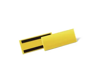 Magnetische documenthouder 1/2 A5 liggend formaat Geel - 1