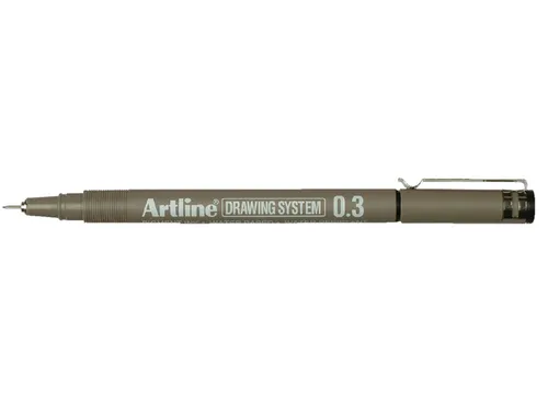 Fineliner Artline technisch 0.3mm zwart