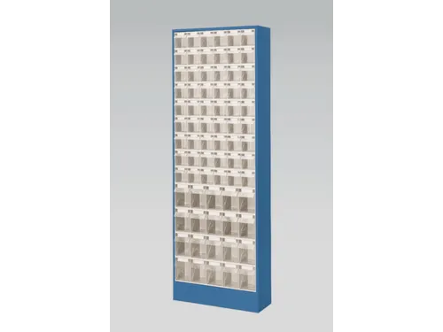 Transparante Magazijnbakken 74Bakken Abs-Kunststof Corpus Ral5007