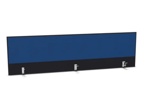 opzetpaneel bureau aanbouw achter B 2000mm CC-zwart BN6016-blauw