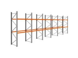 palletstelling,basis+5xaanbouw,HxBxD 3360x11650x1100mm,vakl. 3000kg