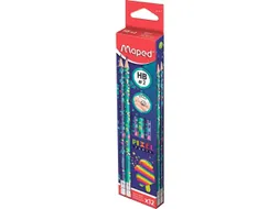 Potlood Maped Pixel Party met gum
