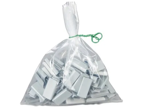 Geplastificeerde snelbinder groen 1 mm x 140 mm 1000 Stuks