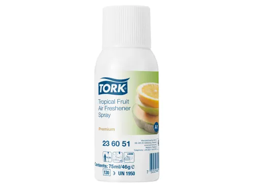 Tork 236051 Luchtverfrisser Spray met Tropische Fruitgeur 12 Stuks
