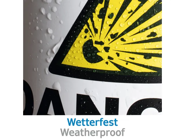 HERMA 9536 Weervast Outdoor folie-etiket A4 45,7x21,2mm Wit 1920 stuks