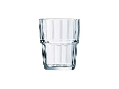 Arcoroc Norvege Tumbler 25cl gehard glas stapelbaar, doos 6 stuks