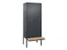locker voor scheiding van kleding,HxBxD 2120x800x815mm,2vak