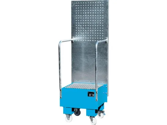 verrijdbare opvangbak,v. 1x60l vat,opvangvol. 60l,HxBxD 1775x590x570mm