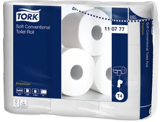 Tork 110777 Zacht Traditioneel Toiletpapier Premium 2-Laags 54 Rol - 1