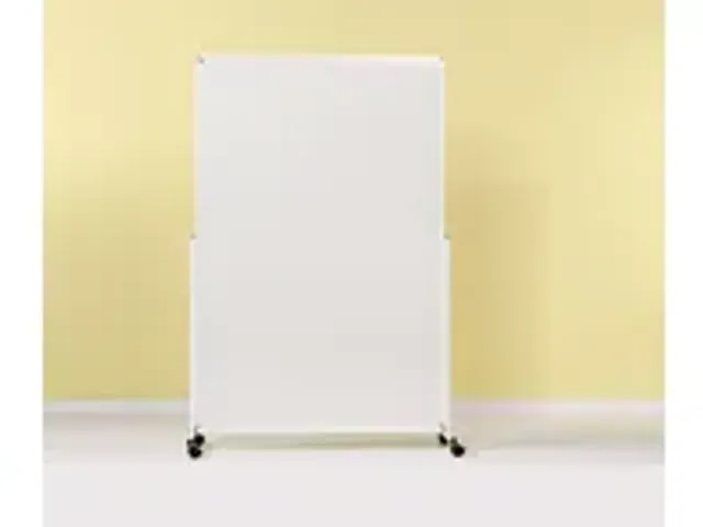 OUTLET Tableau blanc double face mobile 120x180cm acier laqué blanc