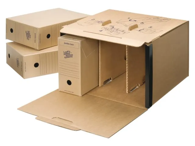 Archiefdoos Loeff 3007 gemeente 370x255x115mm bruin