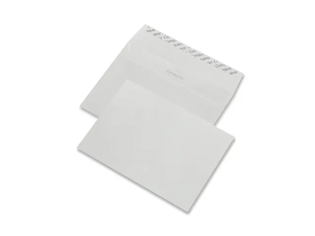 Conqueror Vergé Envelop Strip C5 162x229mm Brilliant Wit 250 Stuks