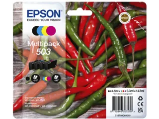 Epson 503 T09Q64 Inktcartridges Zwart + 3 Kleuren - 2