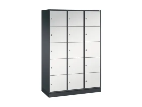 grootvolume-lockersysteem,RAL 7021/RAL 7035,HxBxD 1950x1220x500mm