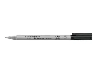 Viltstift Staedtler OHP Lumocolor 311 non permanent S 0.4mm Zwart - 2