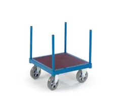 langmateriaalwagen,draagverm. 1000kg,laadvl. LxB 620x620mm,4zijsteunen