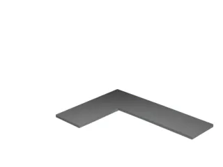 legbord,v. magazijnstelling,BxD 1300x500mm,vakl. 125kg,verzinkt - 1