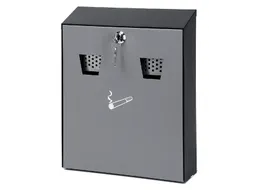 Asbak wand Zwart en Grijs