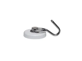 Magneet Met Haak Maul 35mm Draagkracht 5kg Wit - 6