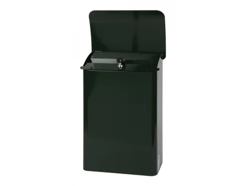 Wandbrievenbus, B 29 Cm Staal Groen