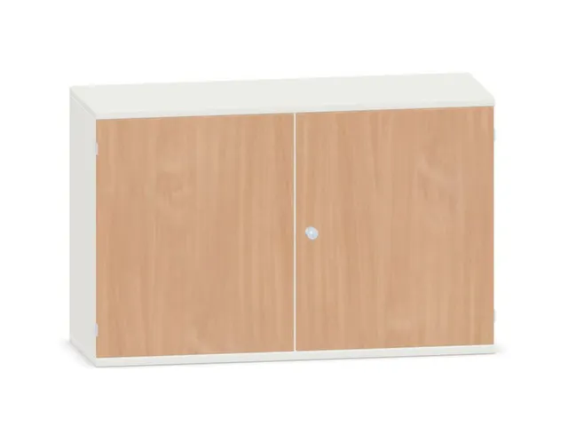 kantoorkast,HxBxD 770x1200x430mm,decor romp wit,decor front beuken