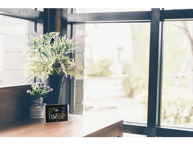 Weerstation Technoline WS 6442 175x123x25mm zwart/zilver met 1 buitens