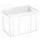 Euronorm Stapelkrat Pe 410x600x400mm 83liter Wit