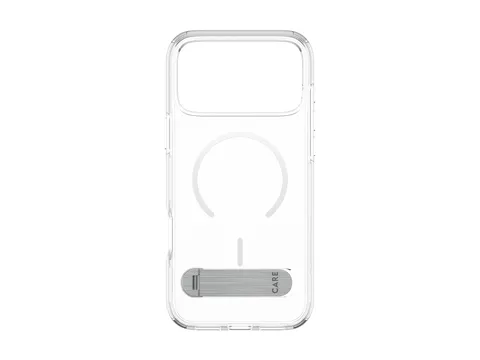 PanzerGlass CARE by Kickstand Case Transparent w. White MagSafe