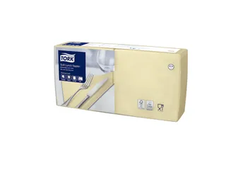 Tork 477868 Soft Lunchservet Advanced Champagne 33x33cm - 1