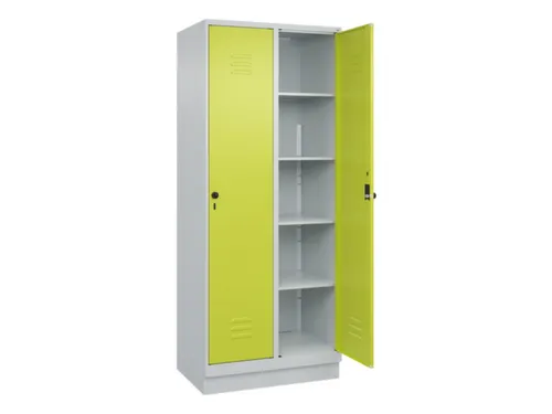 wasgoedverdeelkast,HxBxD 1950x800x500mm,vak B 400mm,draaigrendel