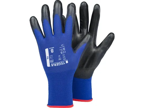 Tegera 777 nylon precisiehandschoenen PU gecoat maat 10, per 6 paar