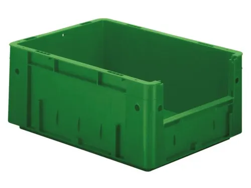 Euronorm Stapelkrat Groen 175x400x300mm 14.5l Gesloten Grijpopening