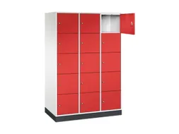 grootvolume-lockersysteem,HxBxD 1950x1220x600mm,3x5vakken,cil.-slot