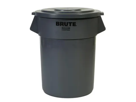 container universel 208l HxØ 840x675mm corps PE gris