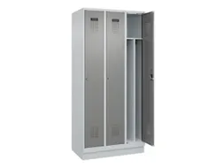 locker voor scheiding van kleding,HxBxD 1950x900x500mm,3vak