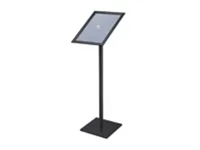 OUTLET Menustandaard Design Standaard Zwart 25 mm Rechte Hoeken A3