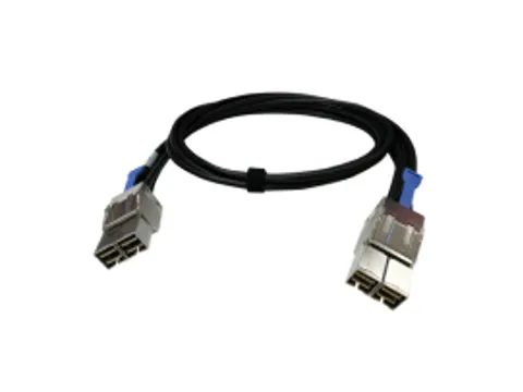 QNAP CAB-PCIE10M-8644-8X, 1 m, SFF-8644, SFF-8644, Recht, Recht, Zwart