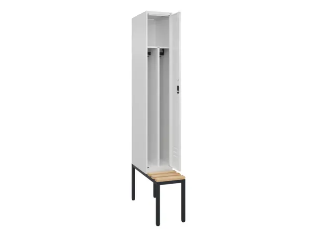 locker voor scheiding van kleding,HxBxD 2120x300x815mm,1vak