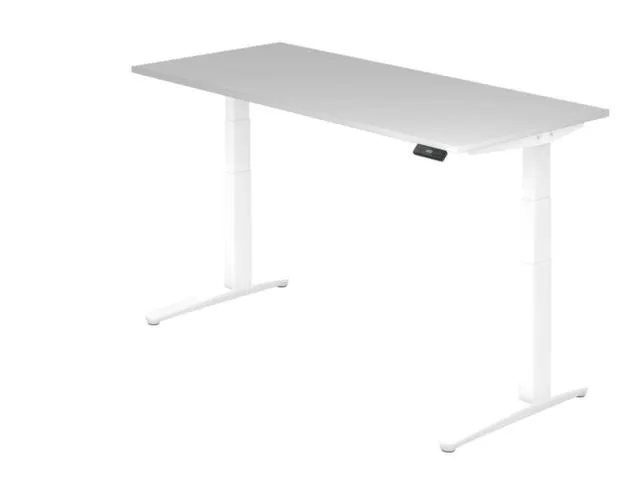 Elektrisch in hgte vst. zit-sta-bureau,HxBxD 650-1290x1800x800mm