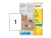 Etiket Avery J8167-10 199.6x289.1mm Inkjet Wit 10 Stuks