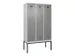 armoire vestiaire noir et blanc,HxlxP 2120x1200x500mm,3compart.