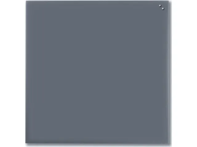 Glasmagneetbord Naga 100x100cm grijs