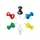 Pushpins Alco doosje a 25 stuks assorti