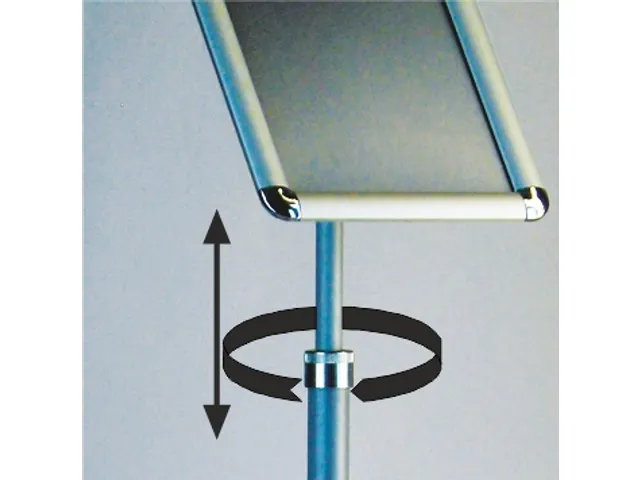 Infostandaard Europel telescopisch incl. A4 kliklijst 25mm
