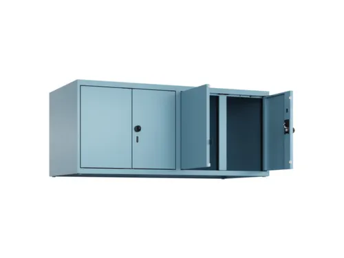 opzetkast,v. locker voor scheiding van kleding,4vak.,vak B 300mm