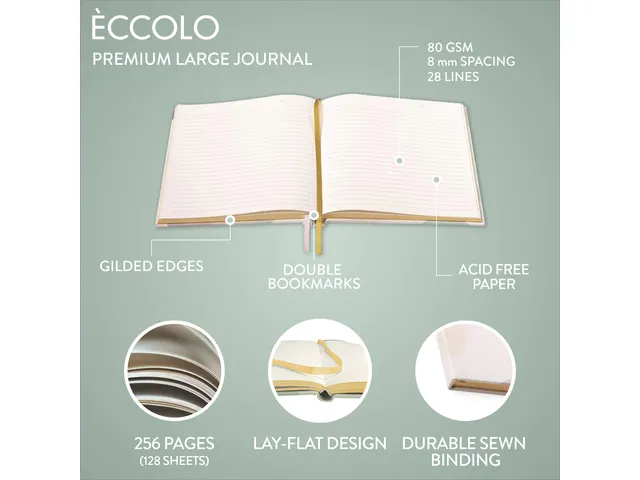 Notitieboek Èccolo Abstract Forms lijn ca.20x25cm 80gr. 256pag.