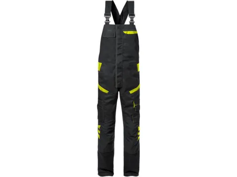 Fristads 1555 STFP Amerikaanse overall, zwart/fluo geel, maat C46, per