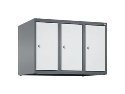 opzetkast,v. locker,3vak.,vak B 250mm,HxBxD 500x750x500mm,vleugeldeur