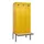 locker met bank,HxBxD 2120x900x815mm,3vak,vak B 300mm,cilinderslot