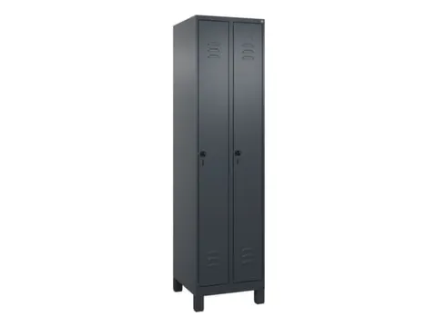 locker,HxBxD 1950x500x500mm,2vak,vak B 250mm,draaigrendel,voeten